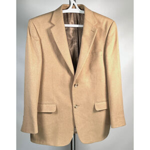Andrew Fezza Mens Sport Coat & Blazer Tan Beige 42R